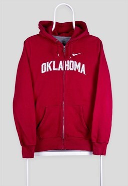 Vintage Nike Red Hoodie USA College Varsity Oklahoma Small