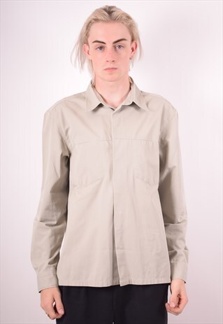 LEVI'S MENS VINTAGE SHIRT XL GREY 90S