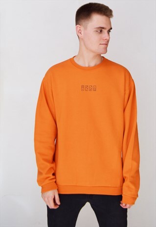 ORANGE DOMINO (NAVY) SWEATSHIRT