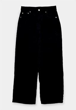 Vintage Women's Corduroy Trousers Black