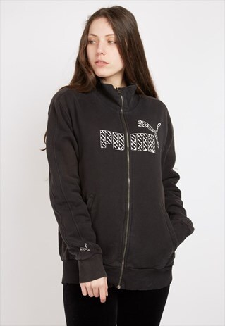 VINTAGE BLACK PUMA JACKET