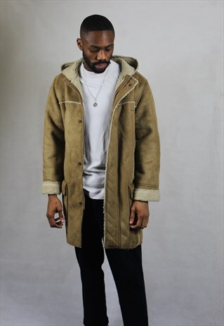 VINTAGE / SUEDE STYLE / COAT