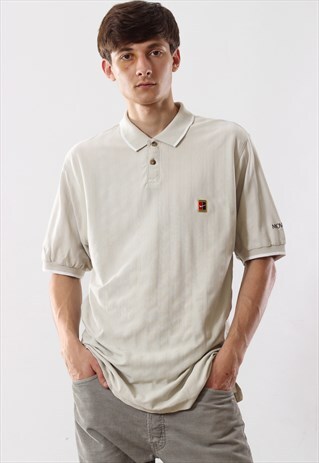 VINTAGE NIKE CHALLENGE COURT TENNIS 90S BEIGE