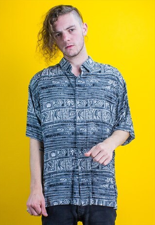 VINTAGE CRAZY PATTERN SHIRT
