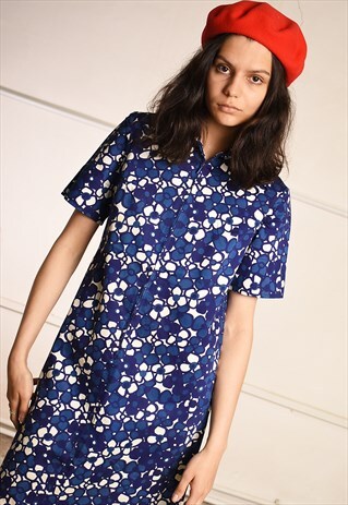 VINTAGE 70'S RETRO MOD PARIS CHIC MINI DRESS