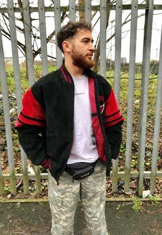 VINTAGE ARIZONA CARDINALS NFL SUEDE LEATHER JACKET COAT