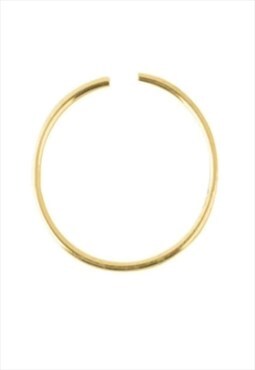 Classic Gold Nose Ring 10mm Unisex 