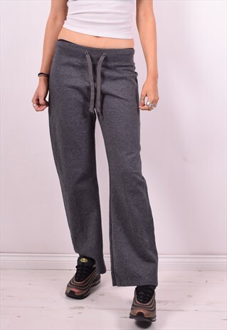 CHAMPION WOMENS VINTAGE TRACKSUIT TROUSERS W30 L29 GREY 90'S