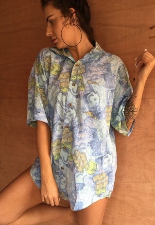 OVERSIZED RETRO 90S 80S VINTAGE UNISEX FESTIVAL SHIRT