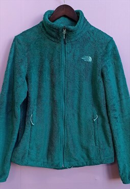 Vintage The North Face green zipped fleece jacket