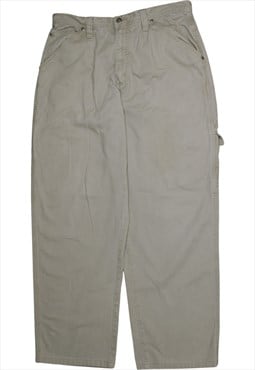 Vintage 90's Wrangler Trousers / Pants Straight Leg Baggy
