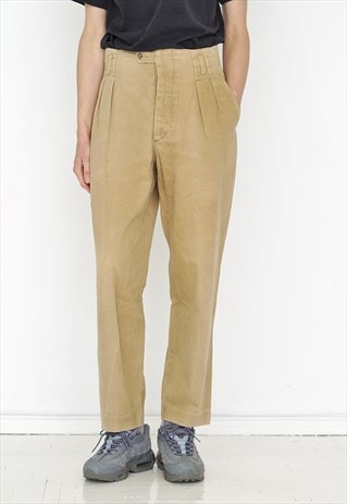 VINTAGE BROWN ESPRIT RETRO BOTTOM TROUSERS