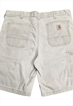 Men's Carhartt Cargo Shorts in Beige Size W36