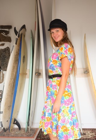 VINTAGE RARE FIND DRESS 60S 70S 50S BOHO BOHEMIAN DRESS