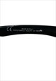 CHRISTIAN DIOR SUNGLASSES OVERSIZED SQUARE LOGO BLACK STRIPE