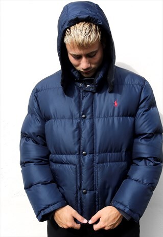 NAVY RALPH LAUREN PUFFER JACKET