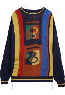 Vintage 90's Le Tigre Jumper / Sweater Knitted Crewneck