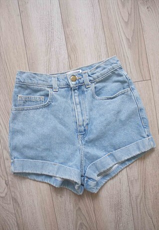 VINTAGE DENIM SHORTS HIGH WAISTED X 11.5