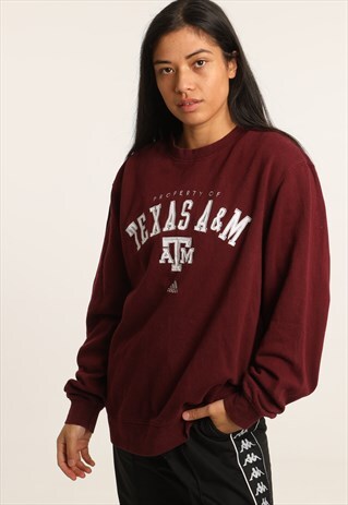 VINTAGE ADIDAS EMBROIDERED SWEATSHIRT