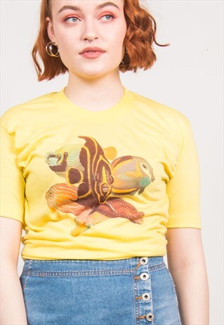 VINTAGE 80'S FISH T-SHIRT