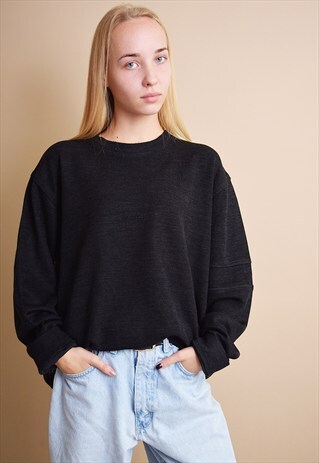 90'S RETRO MINIMALIST OVERSIZED SLOUCHY NEUTRAL JUMPER TOP