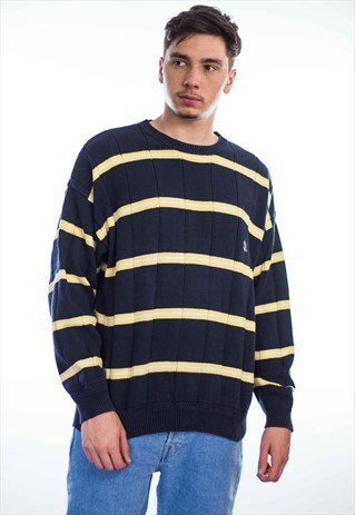 VINTAGE NAUTICA LOGO SWEATSHIRT JUMPER 90S XL 23.3