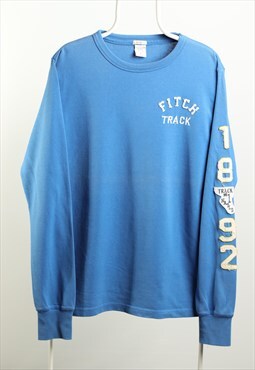 Vintage Abercrombie & Fitch Crewneck Sweatshirt Blue