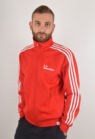 ADIDAS JACKET I LOVE MUNCHEN/ BAYERN MUNCHEN SIZE M (1294)