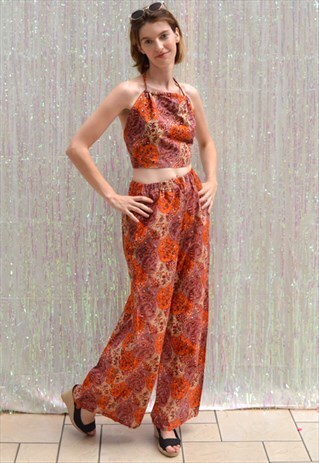 SCARLET SUNSET LONG FESTIVAL CO-ORD