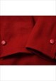 VINTAGE AQUASCUTUM DAVIDE CENCI RED WOOL COAT MENS