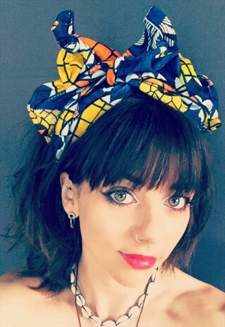 AFRICAN FABRIC HEAD WRAP HEAD BAND