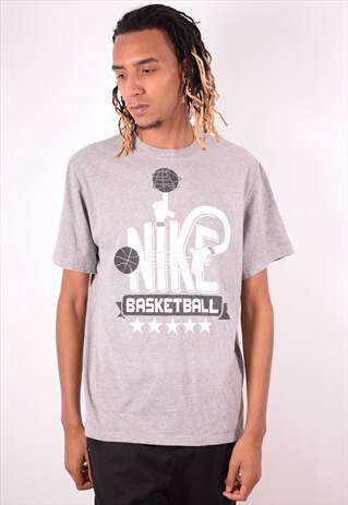 NIKE MENS VINTAGE T-SHIRT TOP XL GREY 90S