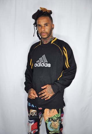 ADIDAS VINTAGE EMBROIDED SWEATSHIRT