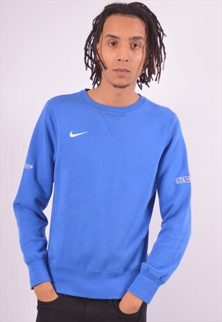 VINTAGE NIKE SWEATSHIRT JUMPER BLUE