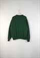 VINTAGE  SWEATSHIRT HARD ROCK CAFE IN GREEN M