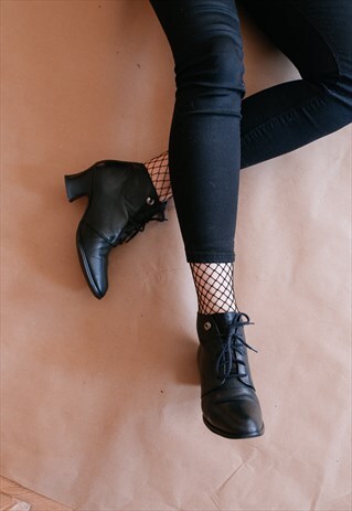 VINTAGE 90S GRUNGE ANKLE BOOTS