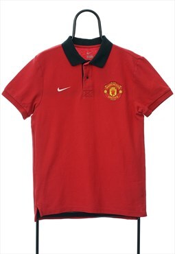 Nike Manchester United Red Polo Shirt