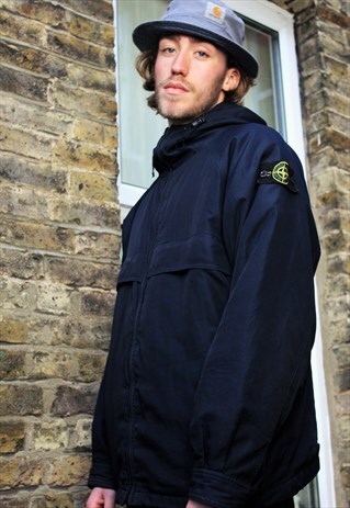 RARE RETRO / 90'S / STONE ISLAND / BLUE JACKET