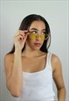 Y2K YELLOW TINTED SUNGLASSES