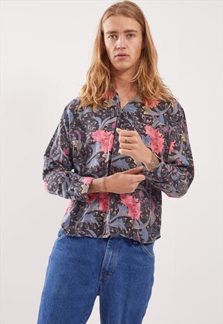 VINTAGE PATTERNED FESTIVAL LONG SLEEVE SHIRT