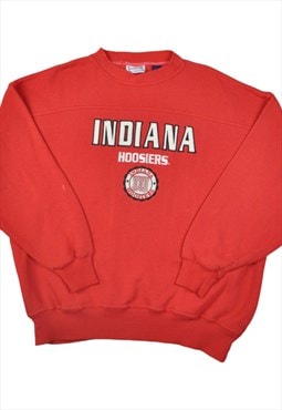 Vintage Indiana Hoosiers Sweater Red Large
