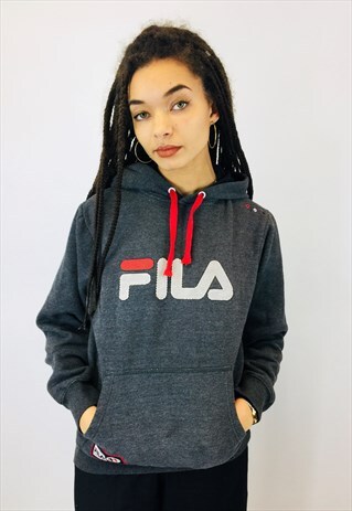 VINTAGE BIG LOGO FILA HOODIE