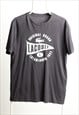 Vintage Lacoste Crewneck Logo T-shirt Black Size L