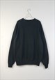 VINTAGE CHAMPION SWEATSHIRT CLASSIC IN BLACK L