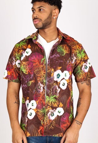 VINTAGE PATTERN SHIRT NS459