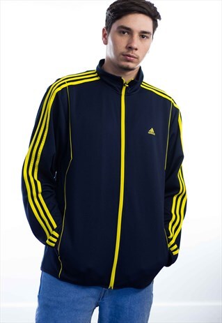 VINTAGE ADIDAS LOGO TRACK JACKET 90S L 16.1