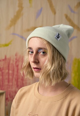 PASTEL MINT BEANIE