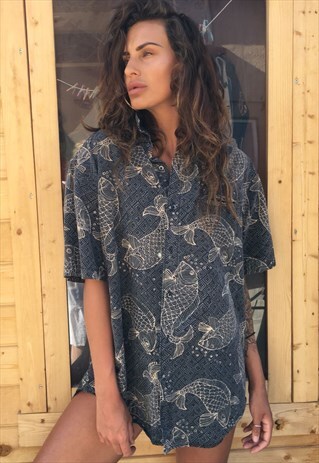 OVERSIZED RETRO 90S 80S VINTAGE UNISEX FESTIVAL SHIRT