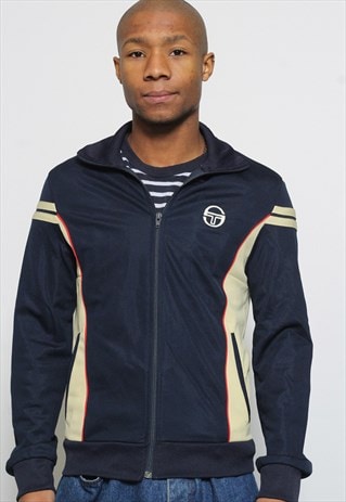 VINTAGE SERGIO TACHINNI BLUE TRACK JACKET