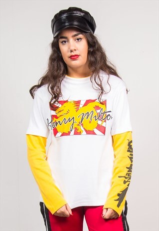VINTAGE 90'S NAPAPIJRI LONG SLEEVE T-SHIRT TOP